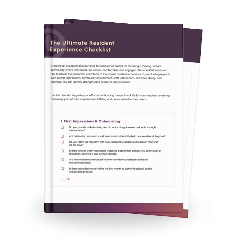 Ultimate Resident Experience Checklist