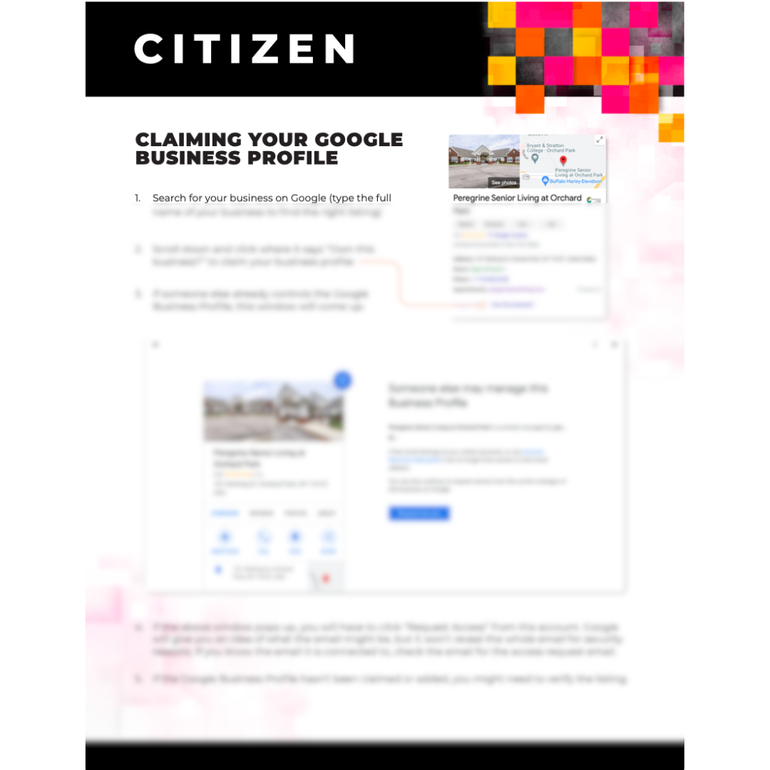 Claim Your Google Business Profile